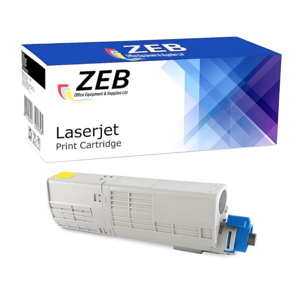 ZEB Yellow Compatible Toner Cartridge For OKI C532 / C532dn / C542dn / MC563dn / MC573dn