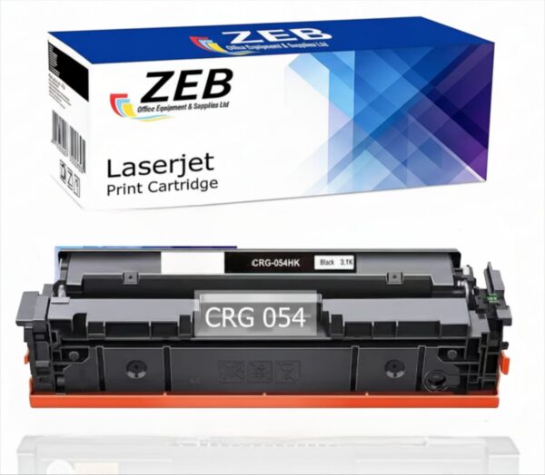 ZEB Black Compatible Toner Cartridge for Canon CRG 054 – Compatible with i-SENSYS LBP621Cw, LBP623Cdw, MF641Cw, MF643Cdw, MF645Cx