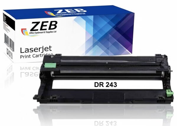 ZEB Black Compatible Drum Unit for Brother DR272 / DR243 – Works with DCP-L3551CDW & HL-L3270CDW Printers