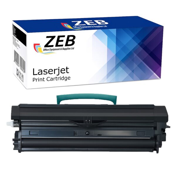 ZEB Compatible Black Toner Cartridge for Lexmark E250 / E250d / E250dn / E350d / E350dn / E352 – High Quality Replacement