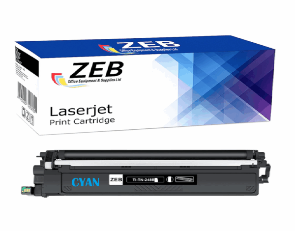 ZEB Cyan Compatible Toner Cartridge For Brother TN248 | DCP-L3515CDW, DCP-3520CDW, HL-3220CDW, MFC-3760CD