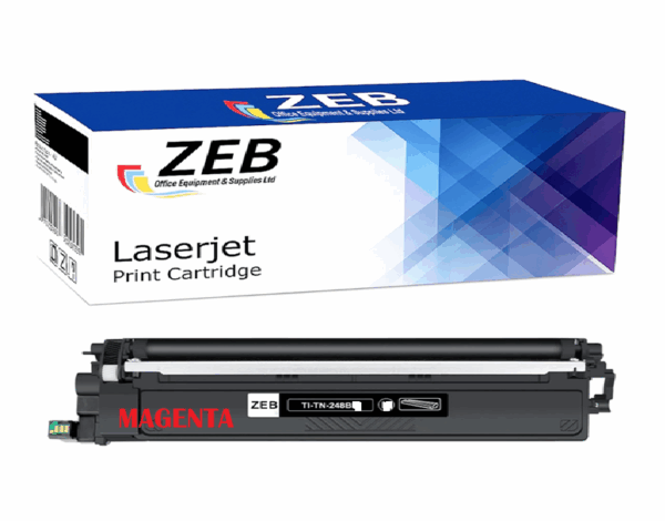 ZEB Magenta Compatible Toner Cartridge For Brother TN248 | DCP-L3515CDW, DCP-3520CDW, HL-3220CDW, MFC-3760CD