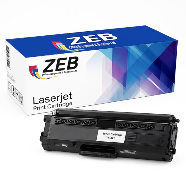 ZEB Black Compatible Toner Cartridge for Brother TN331 / TN321 – Replacement for DCP-L8400CDN / L8450CDW / HL-L8250CDN / HL-L8350CDW / MFC-L8650CDW / L8850CDW