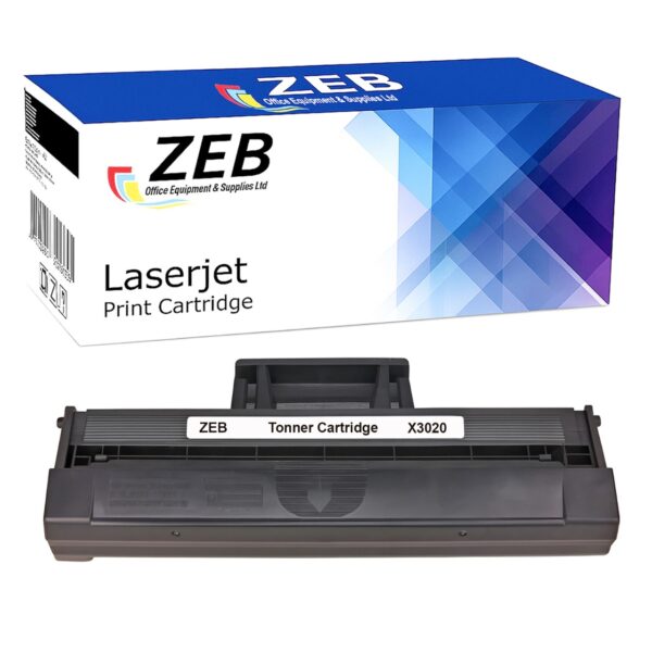 ZEB Compatible Toner Cartridge For Xerox Phaser 3020 / WorkCentre 3025 – High-Yield Black Replacement