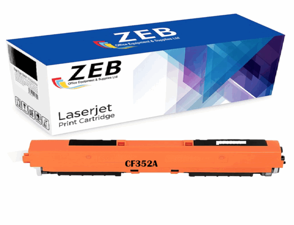 ZEB Yellow Compatible Toner Cartridge for HP 130A CF352A – For LaserJet Pro M176n, M177fw