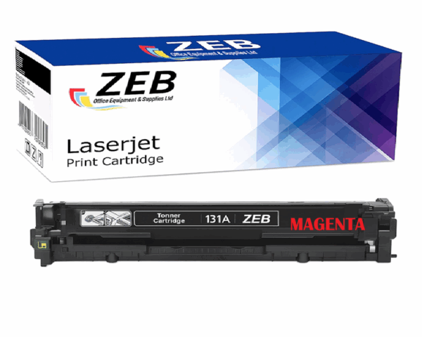 ZEB Magenta Compatible Toner Cartridge for HP 131A CF213A – For LaserJet Pro 200 M251n, M251nw, M276nw