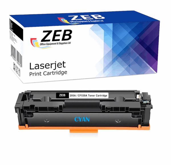ZEB Cyan Compatible Toner Cartridge for HP 205A CF531A – For Color LaserJet Pro M180, M181 Series