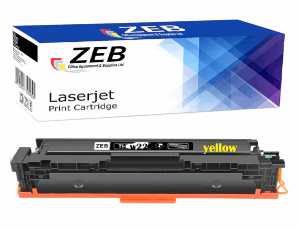 ZEB Yellow Compatible Toner Cartridge for HP 207X W2212X – For Color LaserJet Pro M255, M282, M283 Series (With Chip)