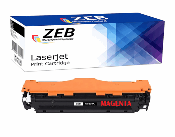 ZEB Magenta Compatible Toner Cartridge for HP 304A CC533A – For Color LaserJet CM2320, CP2025 Series
