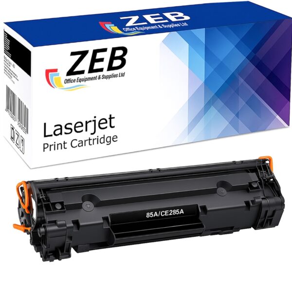 ZEB Compatible Toner Cartridge for HP CE285A (85A) – High Yield Black Toner for LaserJet Pro Printers