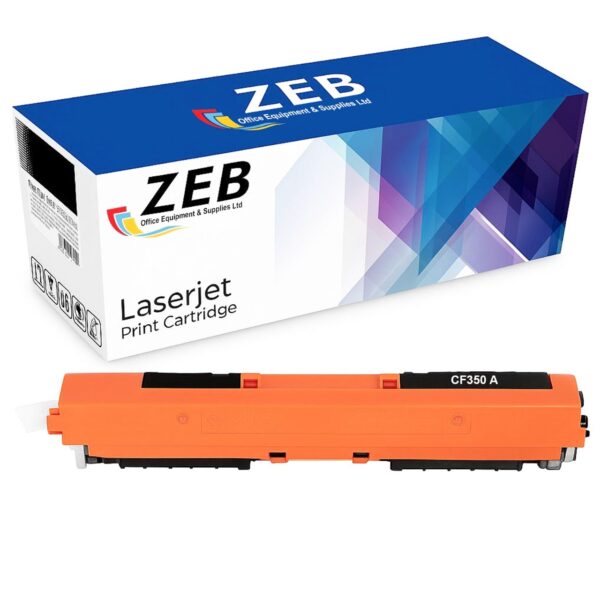 ZEB Black Compatible Toner Cartridge for HP 130A (CF350A) – For HP LaserJet Pro MFP M176n / M177fw