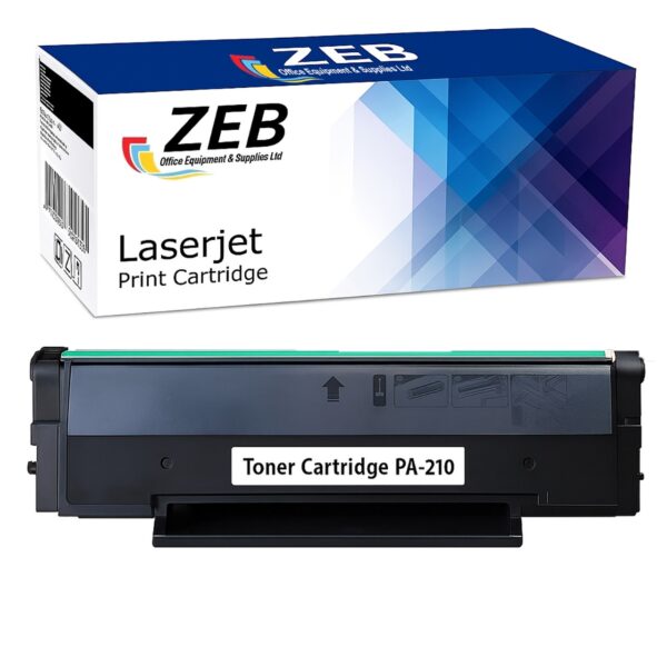 ZEB Compatible Toner Cartridge for Pantum PA-210 PA210, P2502W, P2500W, M6500NW, M6500W, M6558NW – High Yield, Reliable Printing