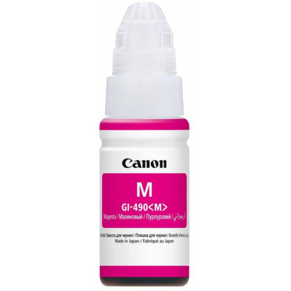 Ink Refill Bottle Canon Orignal GI-490 Pixma Magenta