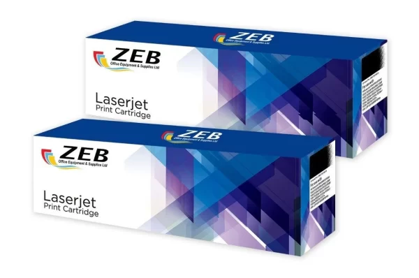 2X ZEB Compatible Black Toner Cartridge For Lexmark E250, E250dn, E350, E352, E352d, E352dn