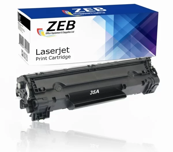 ZEB Black Compatible Toner Cartridge CB435A (35A) for HP LaserJet P1005 / P1006 / P1102 / P1102w / P1104w