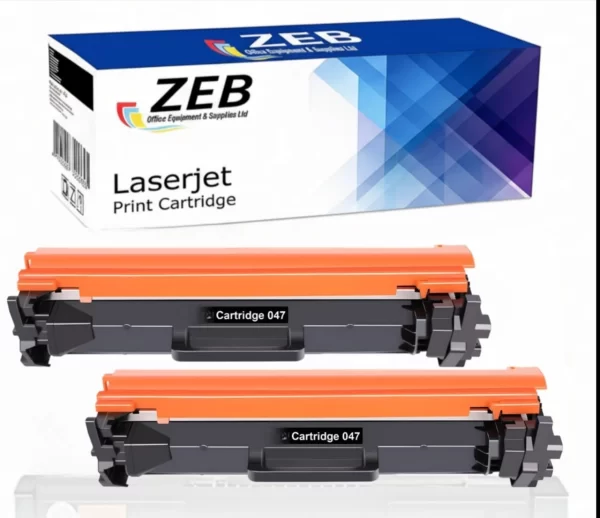 2X ZEB Compatible Black Toner Cartridge for HP CF217A (17A) – Works with HP LaserJet Pro M102, M130 Series