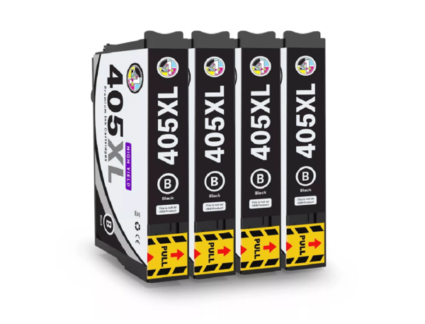 ZEB Multipack 405XL BK/C/Y/M (4PCS) (405XL BK with 2 Piment & 2 Dye Ink )