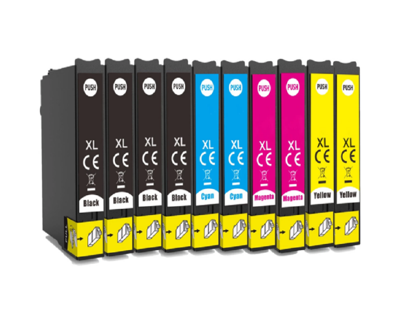 ZEB Ink Cartridges for Epson 603XL, Epson WorkForce, Expression Printers 10 INKS