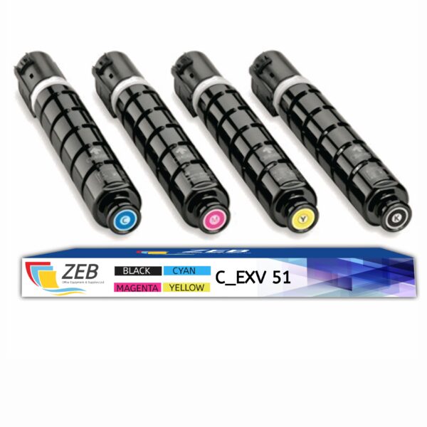Canon C-EXV51 CEXV51 Compatible Toner Cartridges for IRC5535, IRC5540, IRC5550, IRC5560