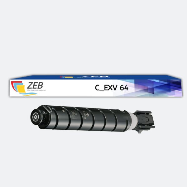 Compatible C-EXV64 Toner Cartridge for Canon imageRUNNER DX C3920i / C3926i / C3930i / C3935i Cyan