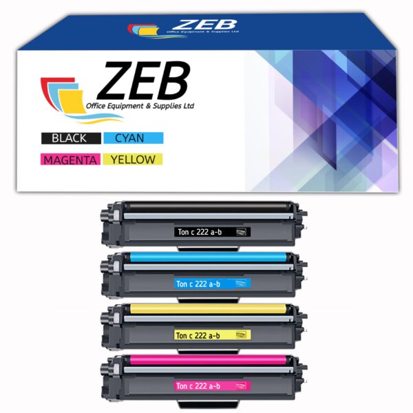 Compatible HP 222A/C222A (W2220A) Toner Cartridges with Chip – For HP Color LaserJet Pro 3200 series 3201 / 3204 / 3288 / 3303