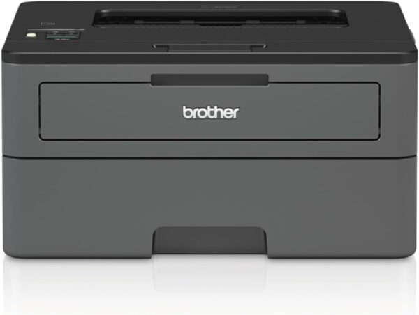 Brother HL-L2375DW Mono Laser Printer - Single Function, Wireless/USB 2.0, 2 Sided Printing, A4 Printer, Small Office/Home Office Printer, Dark Grey/Black