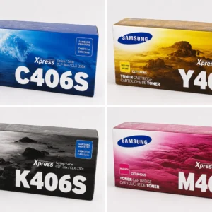 Genuine Original Samsung CLT-406S Toners – SEE Middle East Version – New